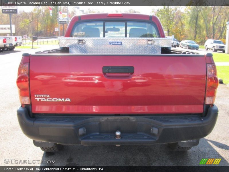 Impulse Red Pearl / Graphite Gray 2006 Toyota Tacoma Regular Cab 4x4