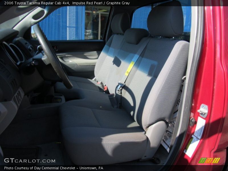 Impulse Red Pearl / Graphite Gray 2006 Toyota Tacoma Regular Cab 4x4