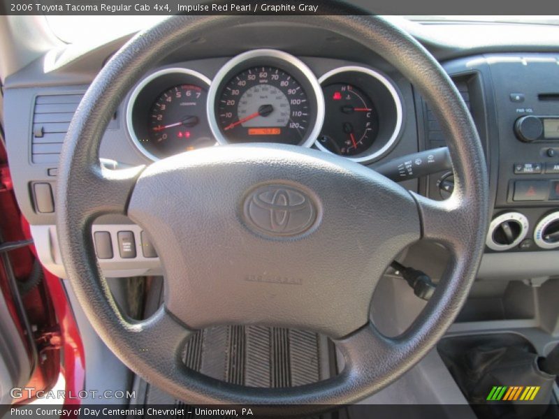 Impulse Red Pearl / Graphite Gray 2006 Toyota Tacoma Regular Cab 4x4