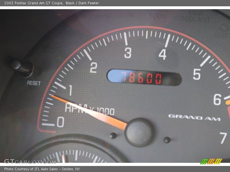 Black / Dark Pewter 2003 Pontiac Grand Am GT Coupe