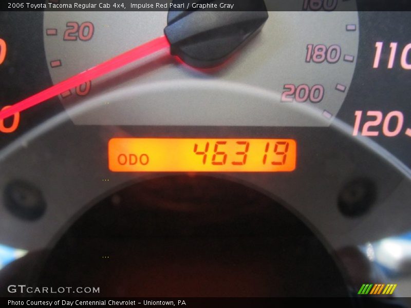Impulse Red Pearl / Graphite Gray 2006 Toyota Tacoma Regular Cab 4x4
