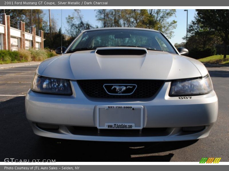 Silver Metallic / Dark Charcoal 2001 Ford Mustang GT Coupe
