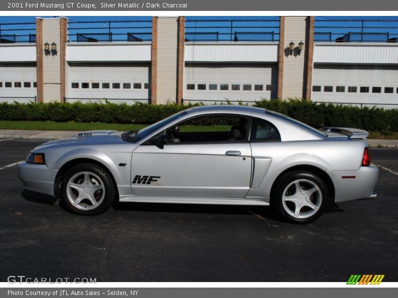 Silver Metallic / Dark Charcoal 2001 Ford Mustang GT Coupe
