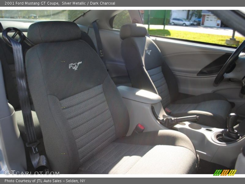 Silver Metallic / Dark Charcoal 2001 Ford Mustang GT Coupe