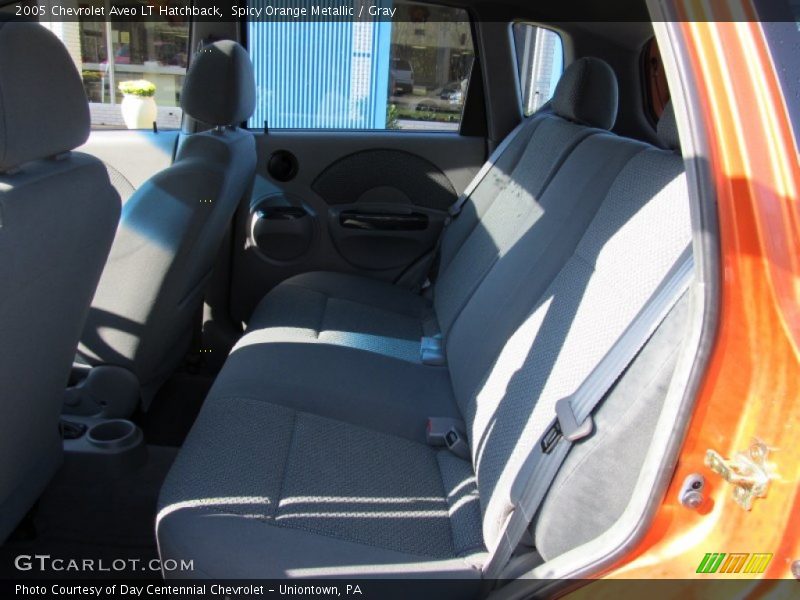 Spicy Orange Metallic / Gray 2005 Chevrolet Aveo LT Hatchback