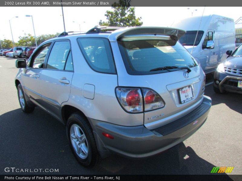 Millennium Silver Metallic / Black 2002 Lexus RX 300 AWD