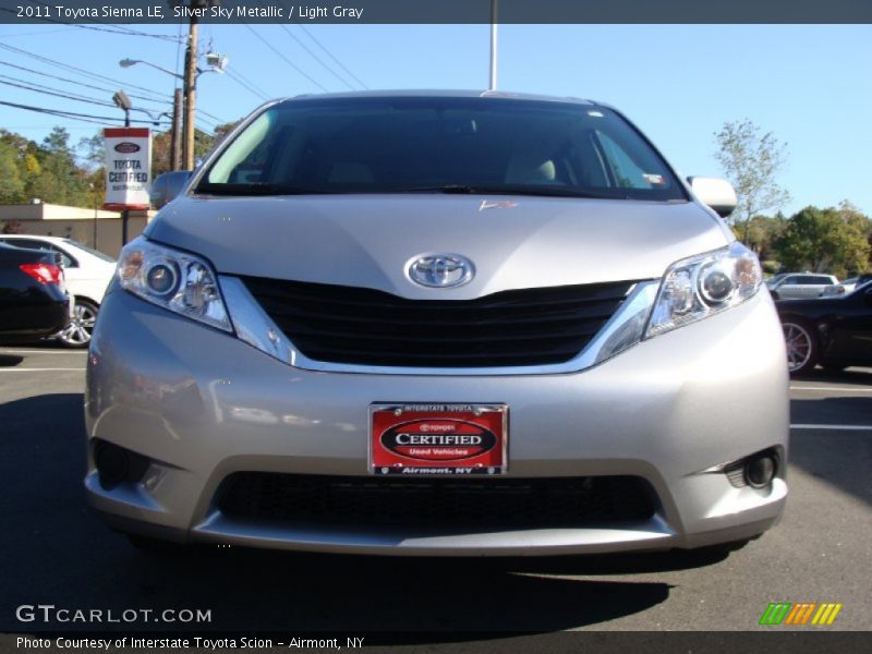 Silver Sky Metallic / Light Gray 2011 Toyota Sienna LE