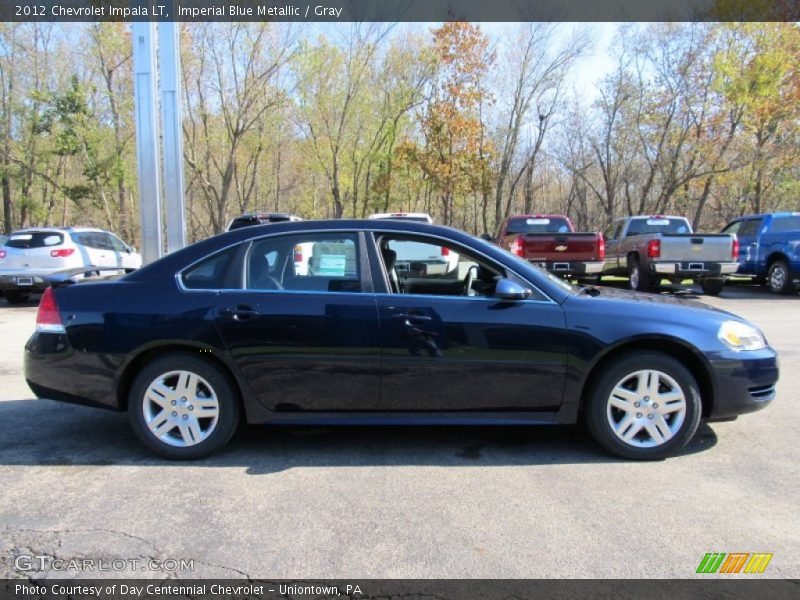Imperial Blue Metallic / Gray 2012 Chevrolet Impala LT