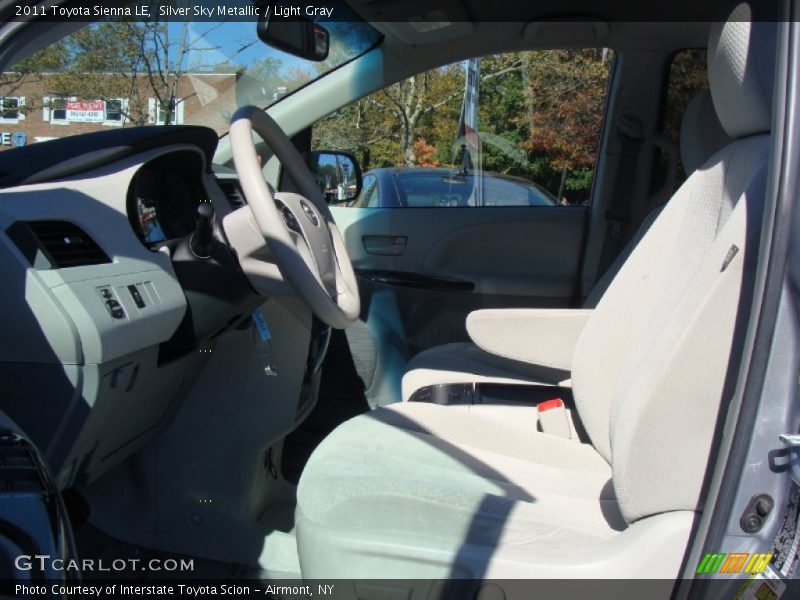 Silver Sky Metallic / Light Gray 2011 Toyota Sienna LE