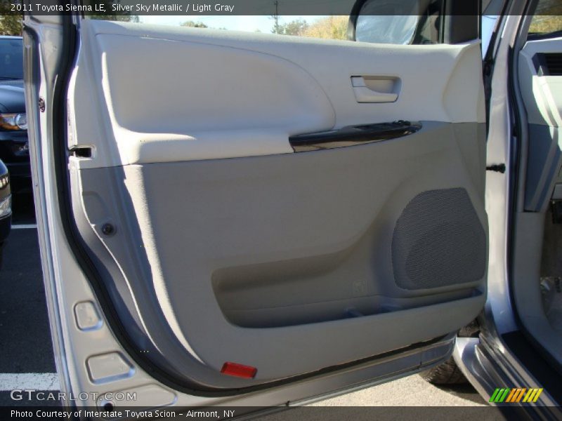 Silver Sky Metallic / Light Gray 2011 Toyota Sienna LE