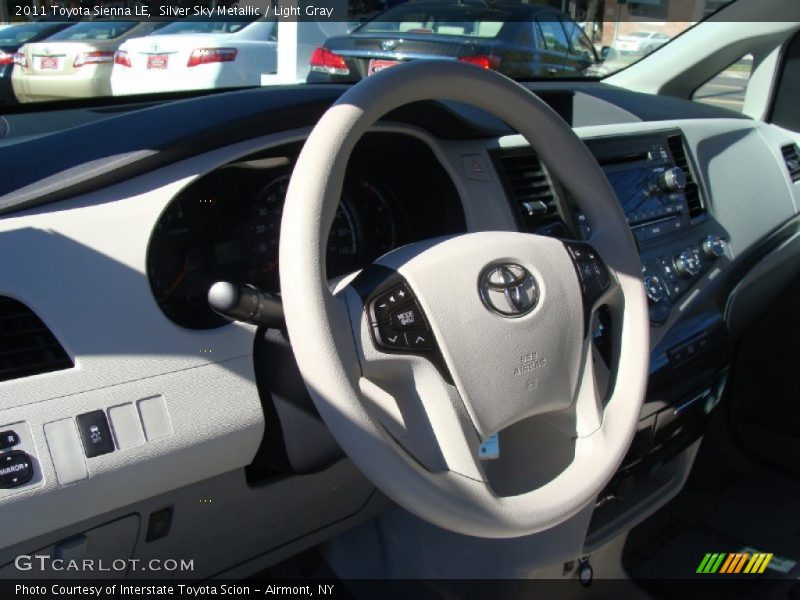 Silver Sky Metallic / Light Gray 2011 Toyota Sienna LE