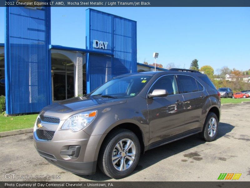 Mocha Steel Metallic / Light Titanium/Jet Black 2012 Chevrolet Equinox LT AWD