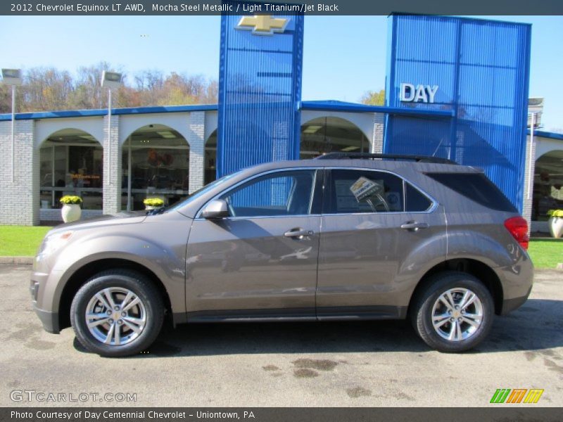 Mocha Steel Metallic / Light Titanium/Jet Black 2012 Chevrolet Equinox LT AWD