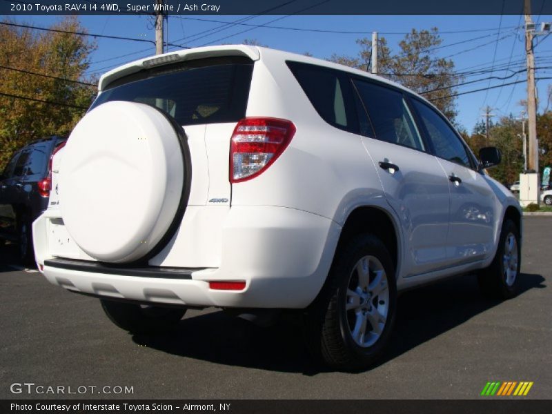 Super White / Ash Gray 2010 Toyota RAV4 I4 4WD