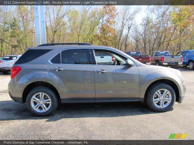 Mocha Steel Metallic / Light Titanium/Jet Black 2012 Chevrolet Equinox LT AWD