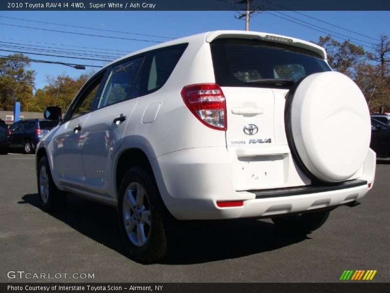 Super White / Ash Gray 2010 Toyota RAV4 I4 4WD