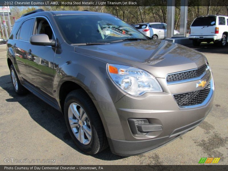 Mocha Steel Metallic / Light Titanium/Jet Black 2012 Chevrolet Equinox LT AWD
