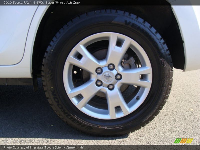 Super White / Ash Gray 2010 Toyota RAV4 I4 4WD