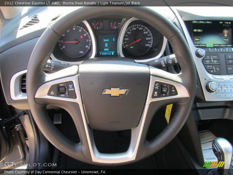 Mocha Steel Metallic / Light Titanium/Jet Black 2012 Chevrolet Equinox LT AWD