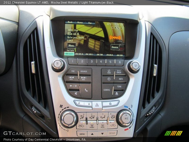 Mocha Steel Metallic / Light Titanium/Jet Black 2012 Chevrolet Equinox LT AWD