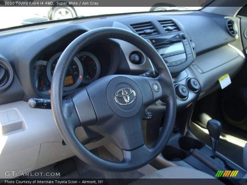 Super White / Ash Gray 2010 Toyota RAV4 I4 4WD