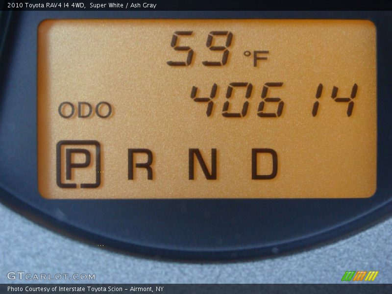 Super White / Ash Gray 2010 Toyota RAV4 I4 4WD