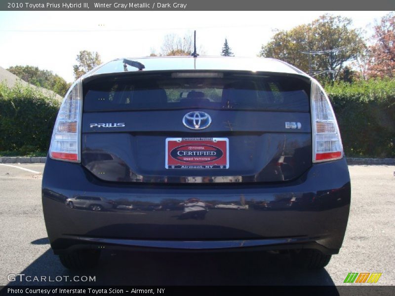 Winter Gray Metallic / Dark Gray 2010 Toyota Prius Hybrid III