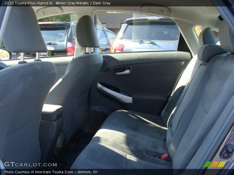 Winter Gray Metallic / Dark Gray 2010 Toyota Prius Hybrid III