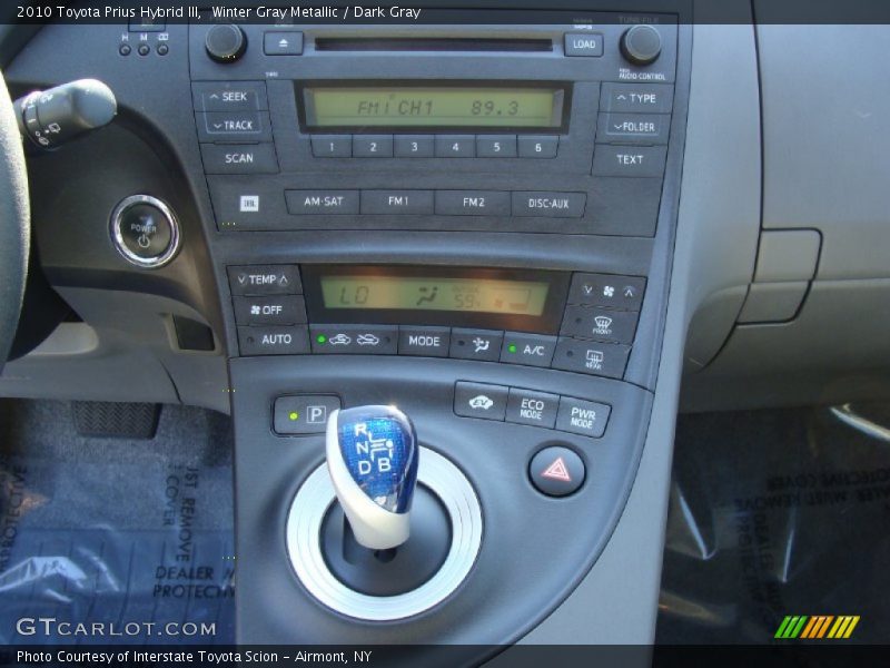 Winter Gray Metallic / Dark Gray 2010 Toyota Prius Hybrid III