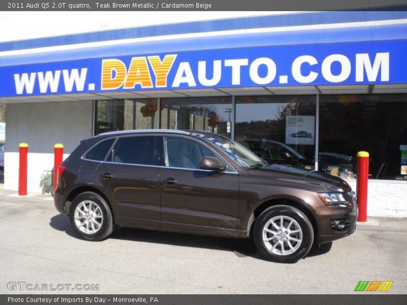 Teak Brown Metallic / Cardamom Beige 2011 Audi Q5 2.0T quattro