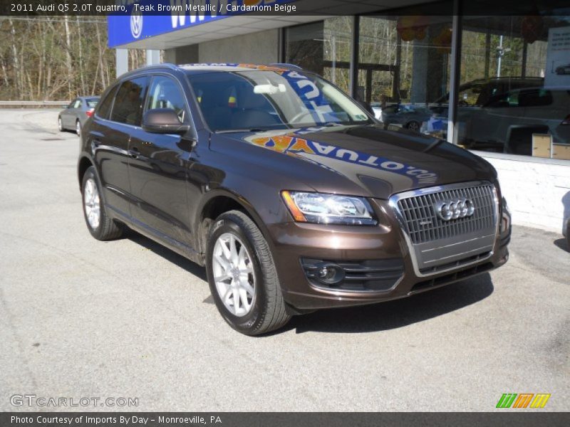 Teak Brown Metallic / Cardamom Beige 2011 Audi Q5 2.0T quattro