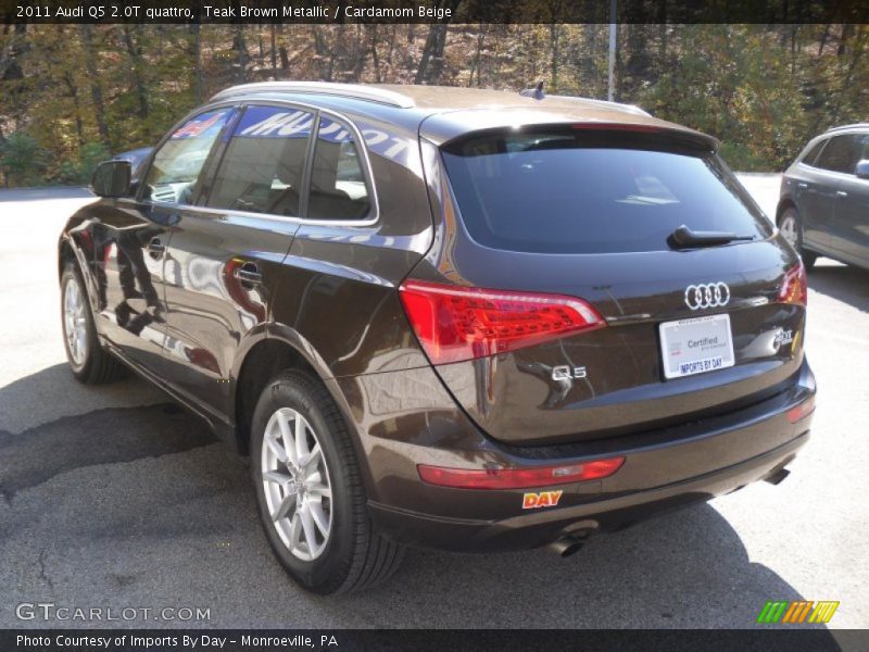 Teak Brown Metallic / Cardamom Beige 2011 Audi Q5 2.0T quattro