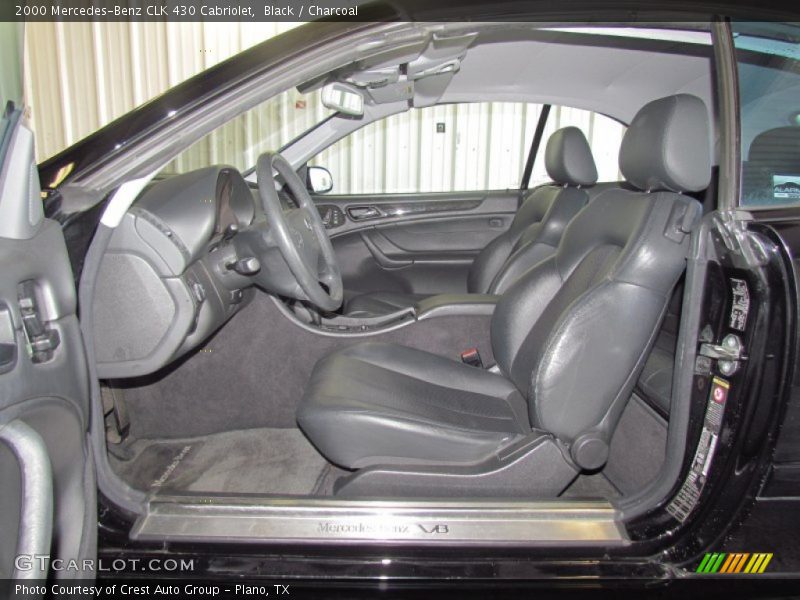  2000 CLK 430 Cabriolet Charcoal Interior