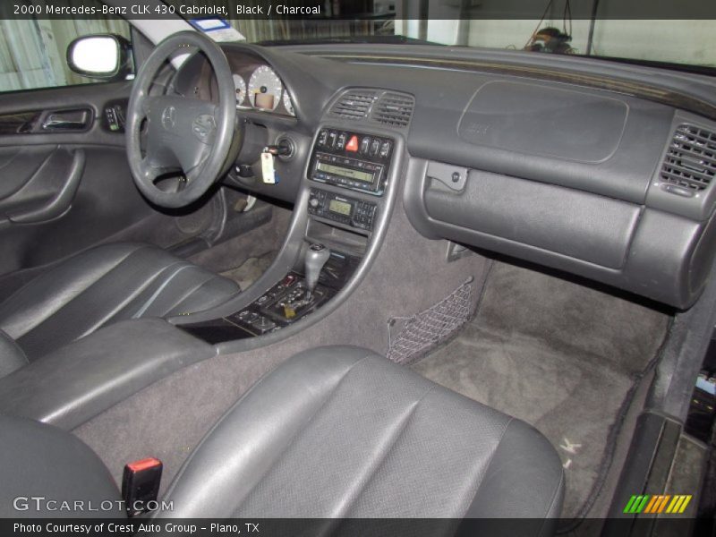  2000 CLK 430 Cabriolet Charcoal Interior