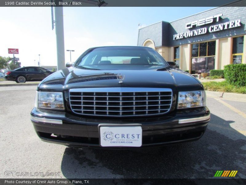 Black / Black 1998 Cadillac DeVille Sedan