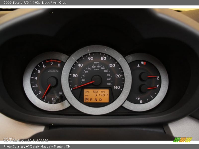 Black / Ash Gray 2009 Toyota RAV4 4WD