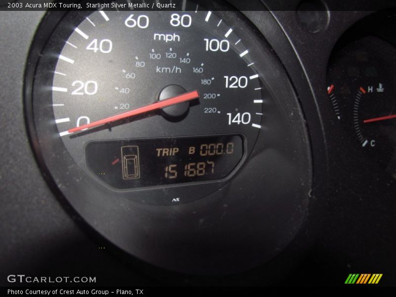 Starlight Silver Metallic / Quartz 2003 Acura MDX Touring