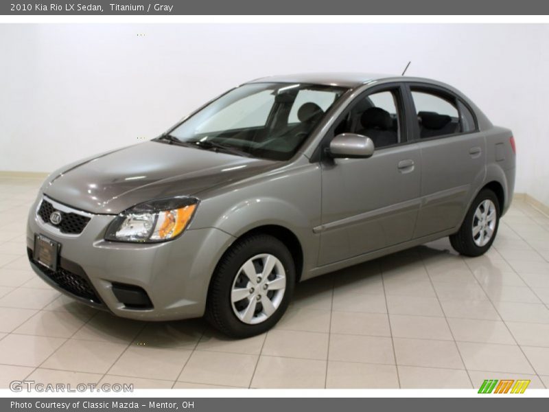 Titanium / Gray 2010 Kia Rio LX Sedan