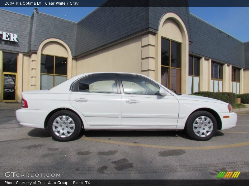 Clear White / Gray 2004 Kia Optima LX