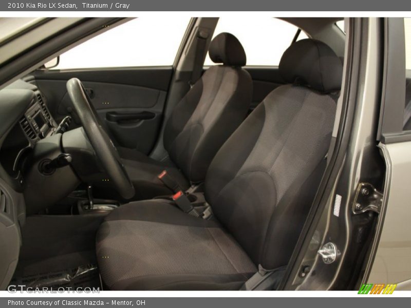 Titanium / Gray 2010 Kia Rio LX Sedan