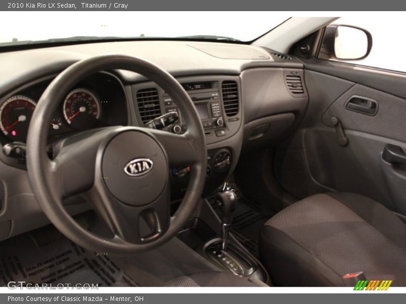 Titanium / Gray 2010 Kia Rio LX Sedan