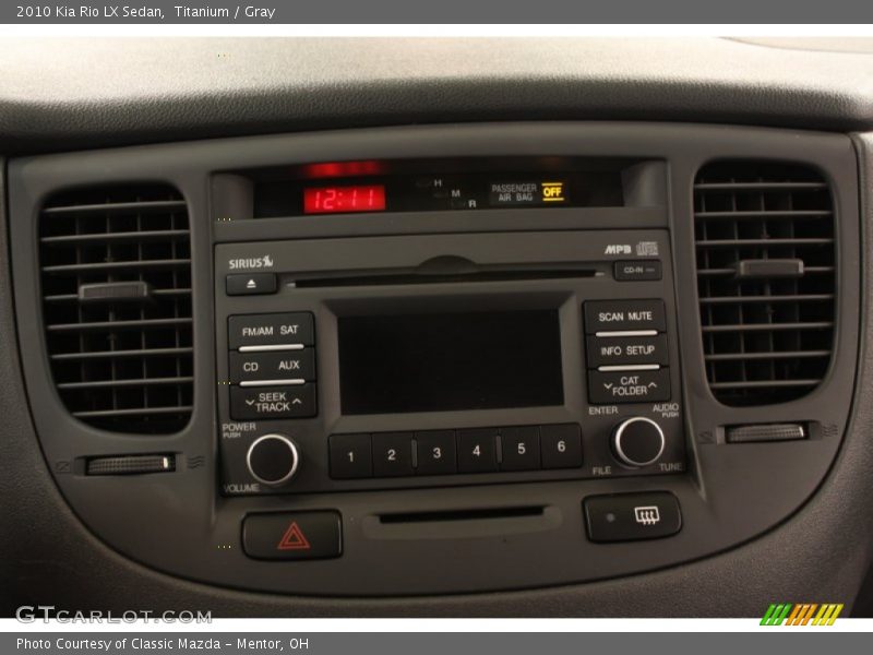 Titanium / Gray 2010 Kia Rio LX Sedan