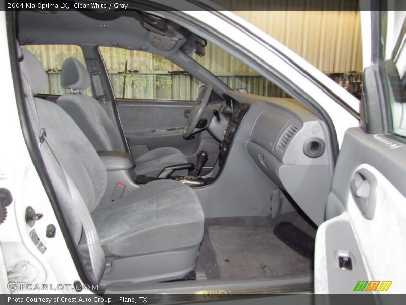 Clear White / Gray 2004 Kia Optima LX