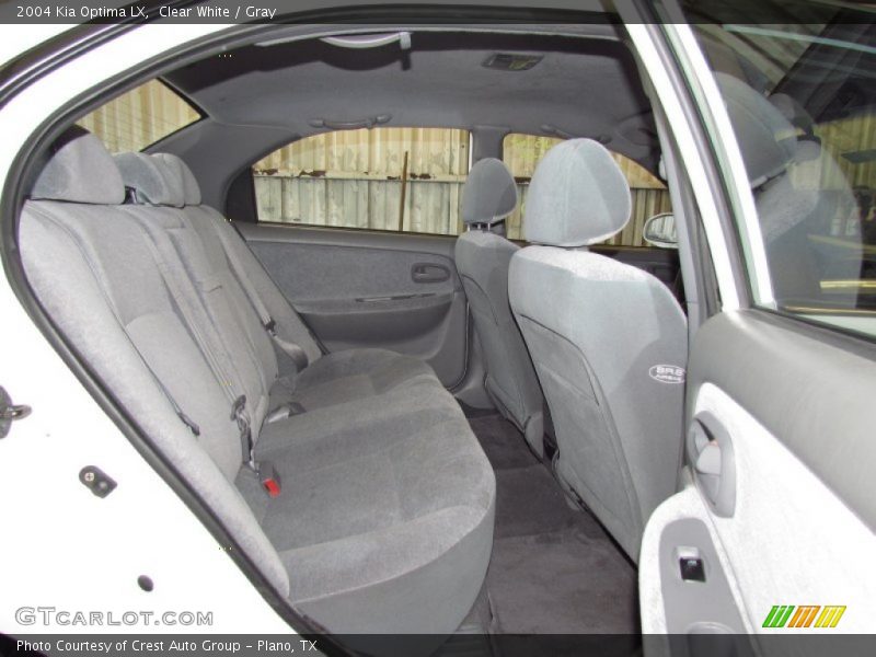Clear White / Gray 2004 Kia Optima LX