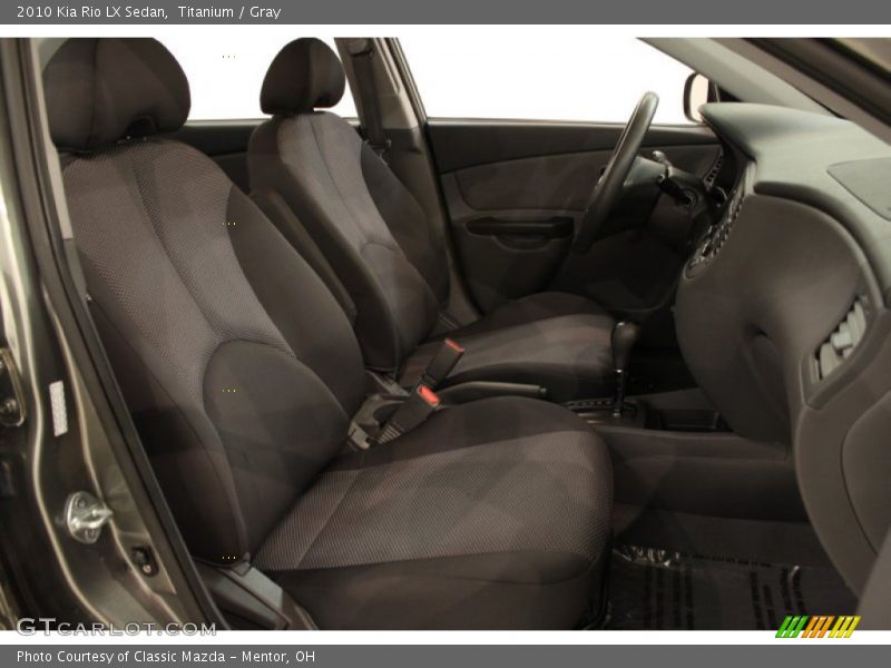 Titanium / Gray 2010 Kia Rio LX Sedan