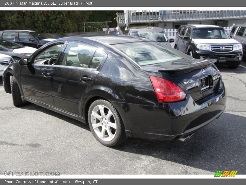 Super Black / Frost 2007 Nissan Maxima 3.5 SE