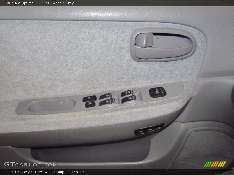 Clear White / Gray 2004 Kia Optima LX
