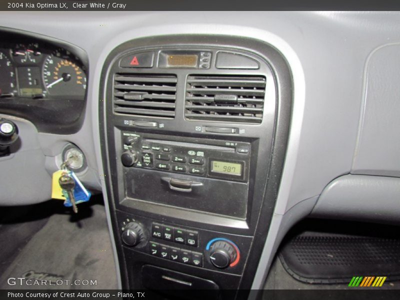 Clear White / Gray 2004 Kia Optima LX