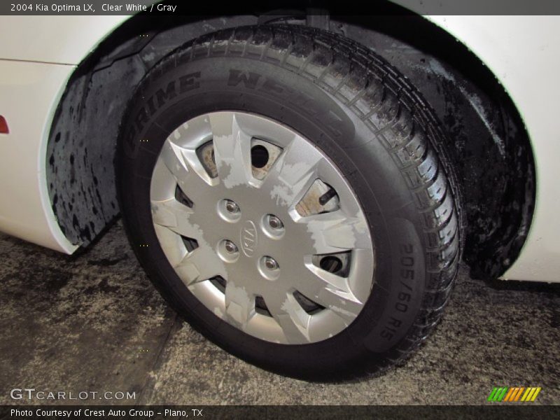 Clear White / Gray 2004 Kia Optima LX