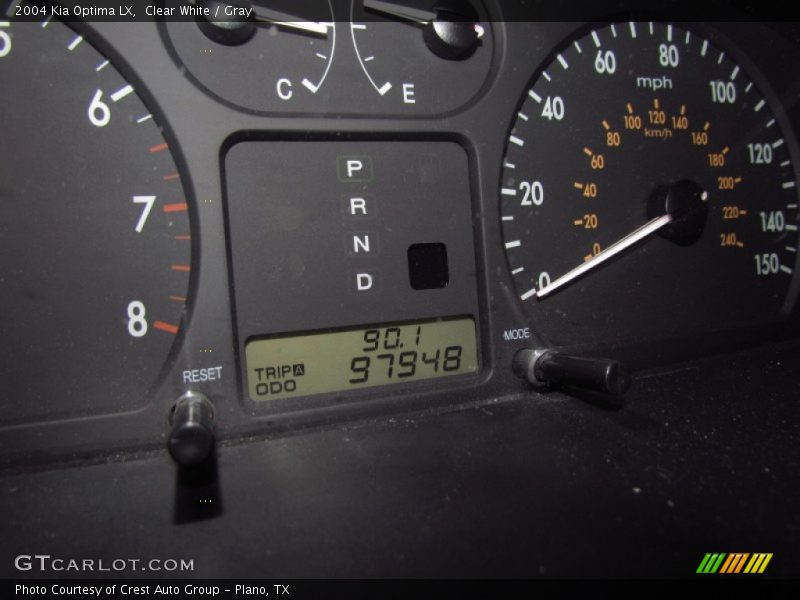 Clear White / Gray 2004 Kia Optima LX